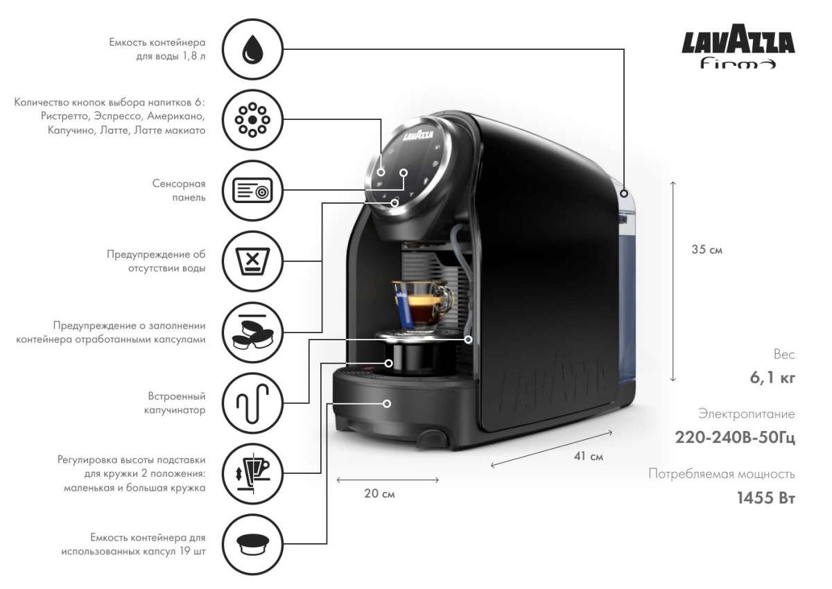 Кофемашина LF400 Milk