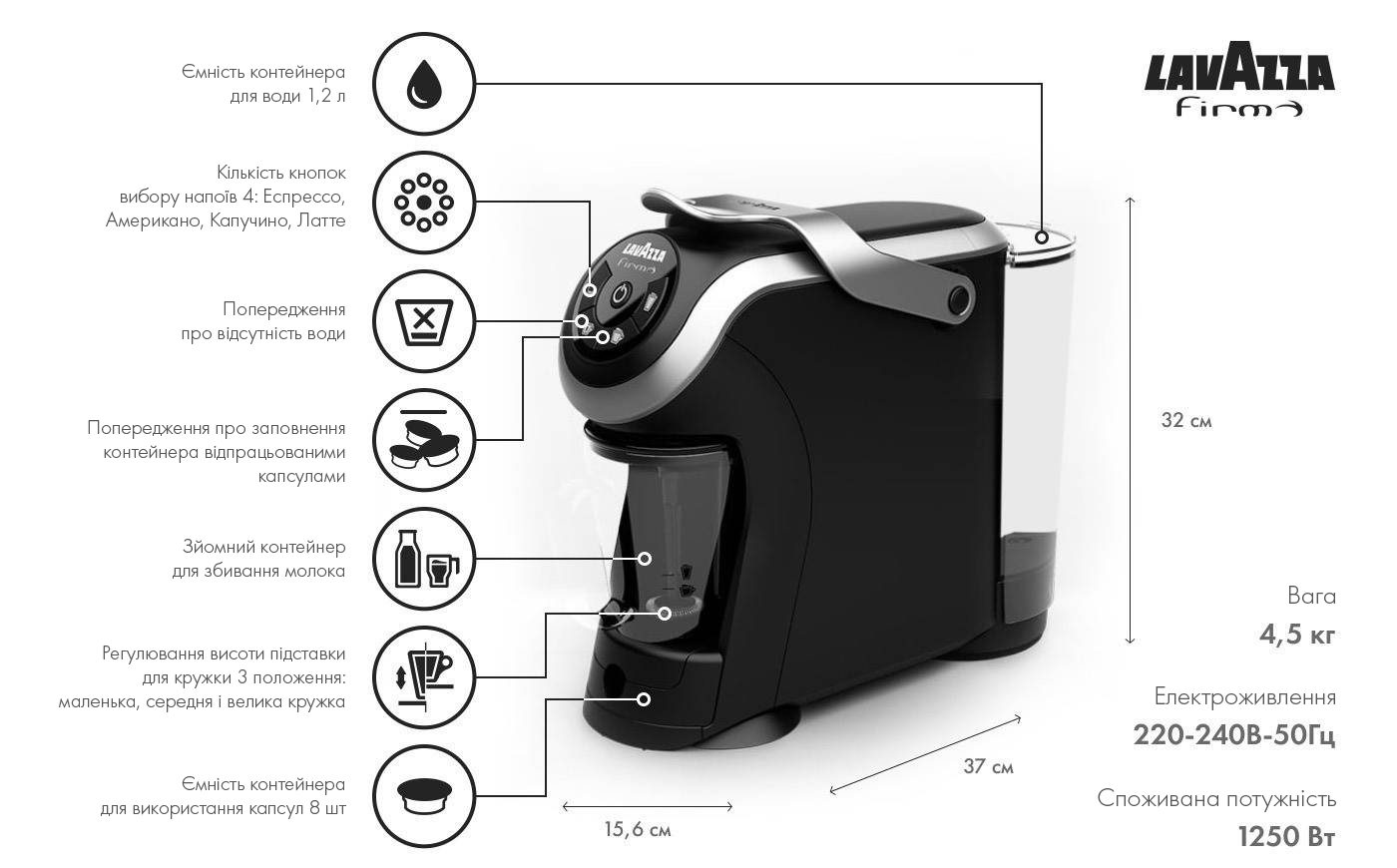 Кавомашина LF400 Milk